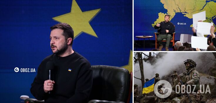 "We are not ready to give up our country": Zelensky spoke about the duration of the war and changes in mobilization (updated)
