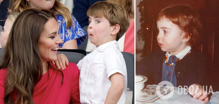 Louis is a mini version of his mother: Kate Middleton stunned with a baby Christmas photo no one has seen before
