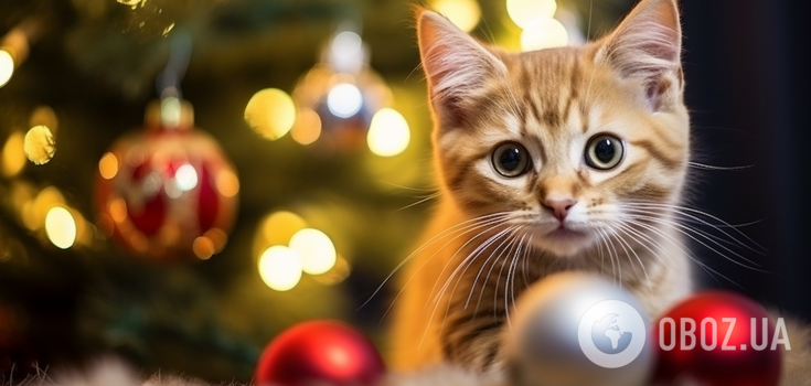 How to protect a Christmas tree from a cat: an ingenious life hack for the New Year