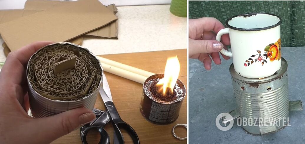 Trench candle: what is this useful "gadget" and how to make it yourself
