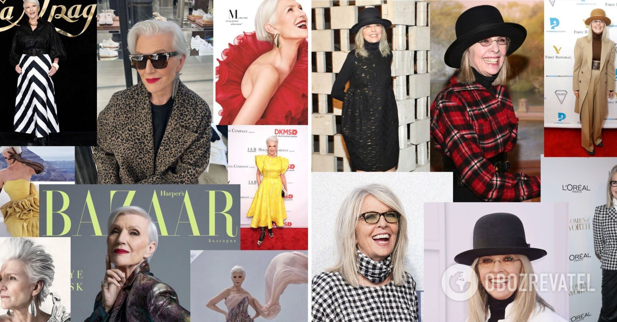 Stylish modern women aged 55 and above, who rejoice in life and do not forget about fashion