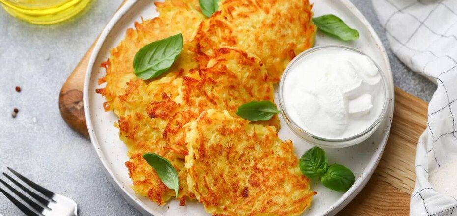 Recipe for potato fritters