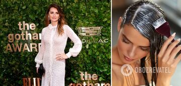 Ombrénaissance: Penelope Cruz shows a trendy coloring that makes hair fresh and playful. Photo