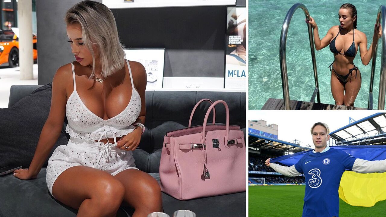 "Ukrainians, I love you". What does the Russian model look like, with whom "meets" Mudryk looks like