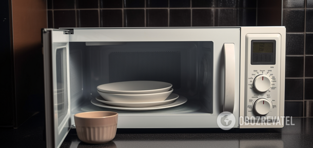 Which dishes should not be put in the microwave: it may even break