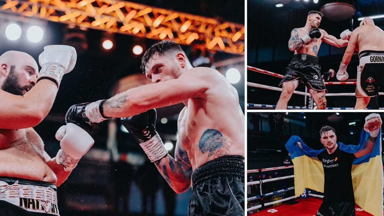 Ukrainian super heavyweight Bohdan Myronets sensationally defeated Tyson Fury's cousin Nathan Gorman. Video