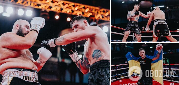 Ukrainian super heavyweight Bohdan Myronets sensationally defeated Tyson Fury's cousin Nathan Gorman. Video