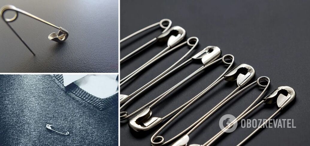 A safety pin on clothes against adversity - how to choose - the essence of  the superstition