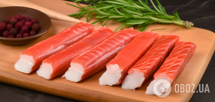 Fans of crab sticks will be shocked: the network showed what the popular product is made from