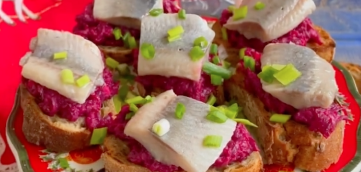 Herring appetizer