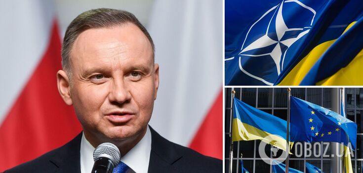 President: Ukraine's membership in the EU and NATO is in Poland's national interests