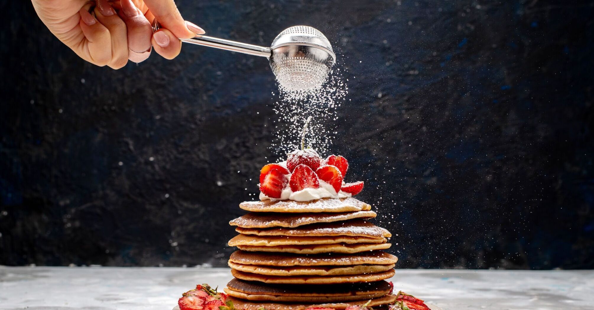 Pancakes with oatmeal flour
