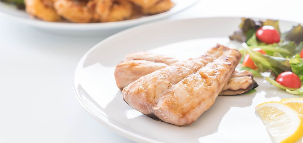 Hake in the marinade