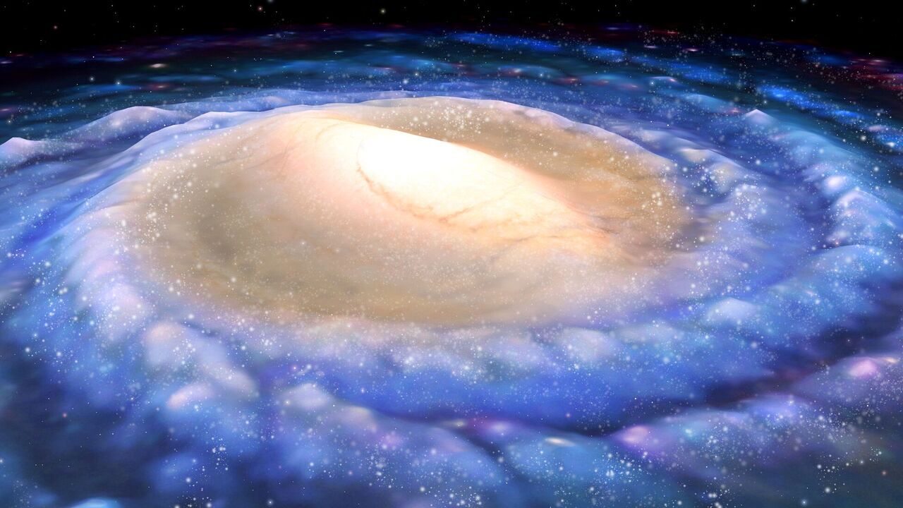 Scientists have found a likely clue to the mystery of the structure at the center of the Milky Way