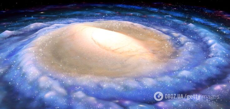 Scientists have found a likely clue to the mystery of the structure at the center of the Milky Way