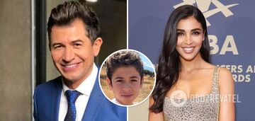 The 15-year-old son of Dzhejula and Dimopoulos has almost caught up with his father in height: to 2 meters left a little bit