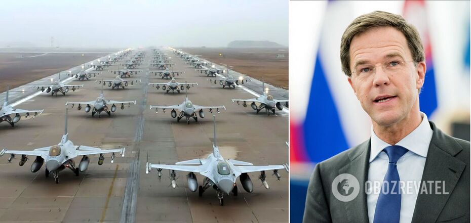 Holandia przygotowuje pierwsze 18 myśliwców F-16 do wysłania na Ukrainę: Zełenski opowiada o rozmowie z Rutte