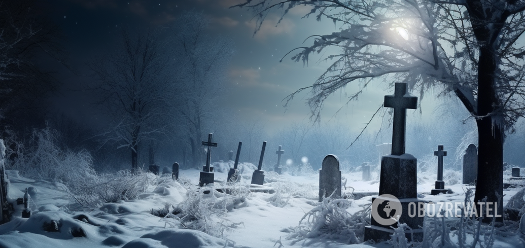 Is it possible to go to the cemetery on Christmas: explanation