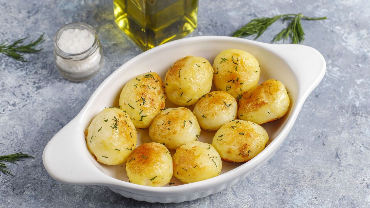 Baked potatoes from J. Oliver