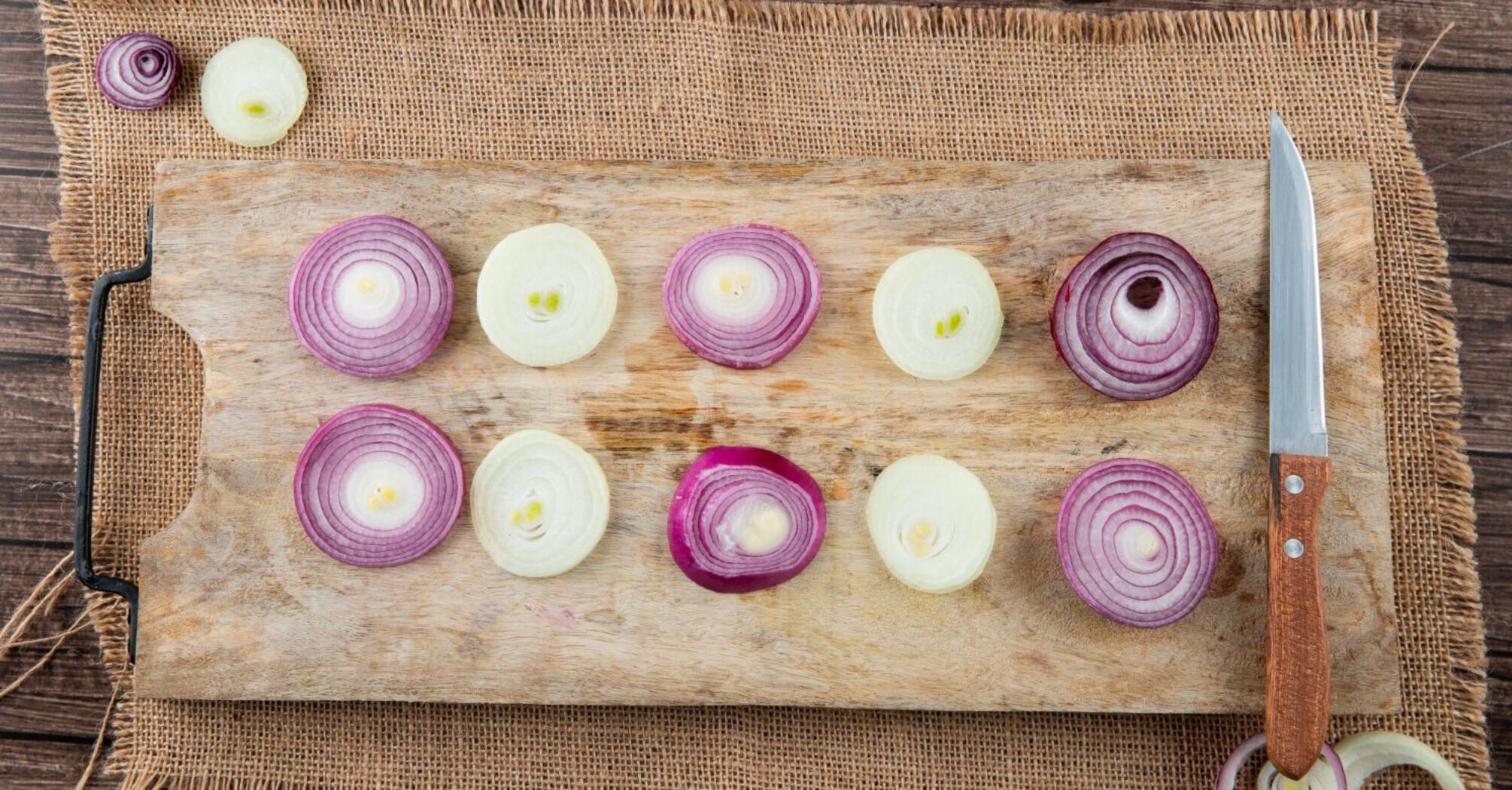 How to slice onions without tears