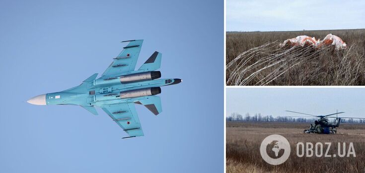 Ukrainian Armed Forces canceled three Russian Su-34 bombers in southern Ukraine. Photo