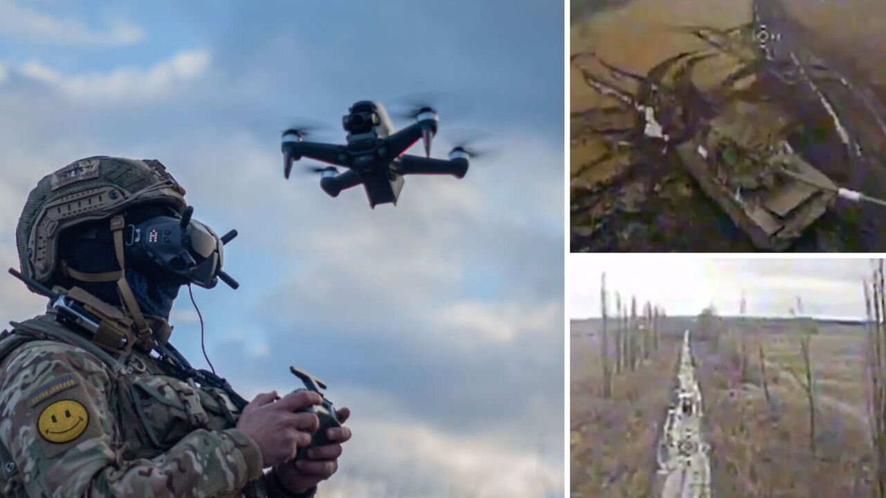 Tank, armored personnel carrier and several "loaves":The Defence Intelligence of Ukraine special unit burns occupants' equipment with FPV drones in Zaporizhzhia