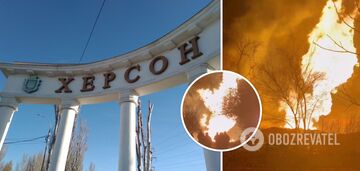 Enemy shelling of Kherson