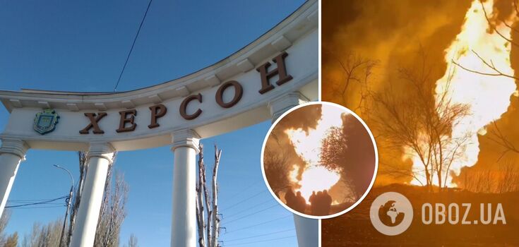 Enemy shelling of Kherson