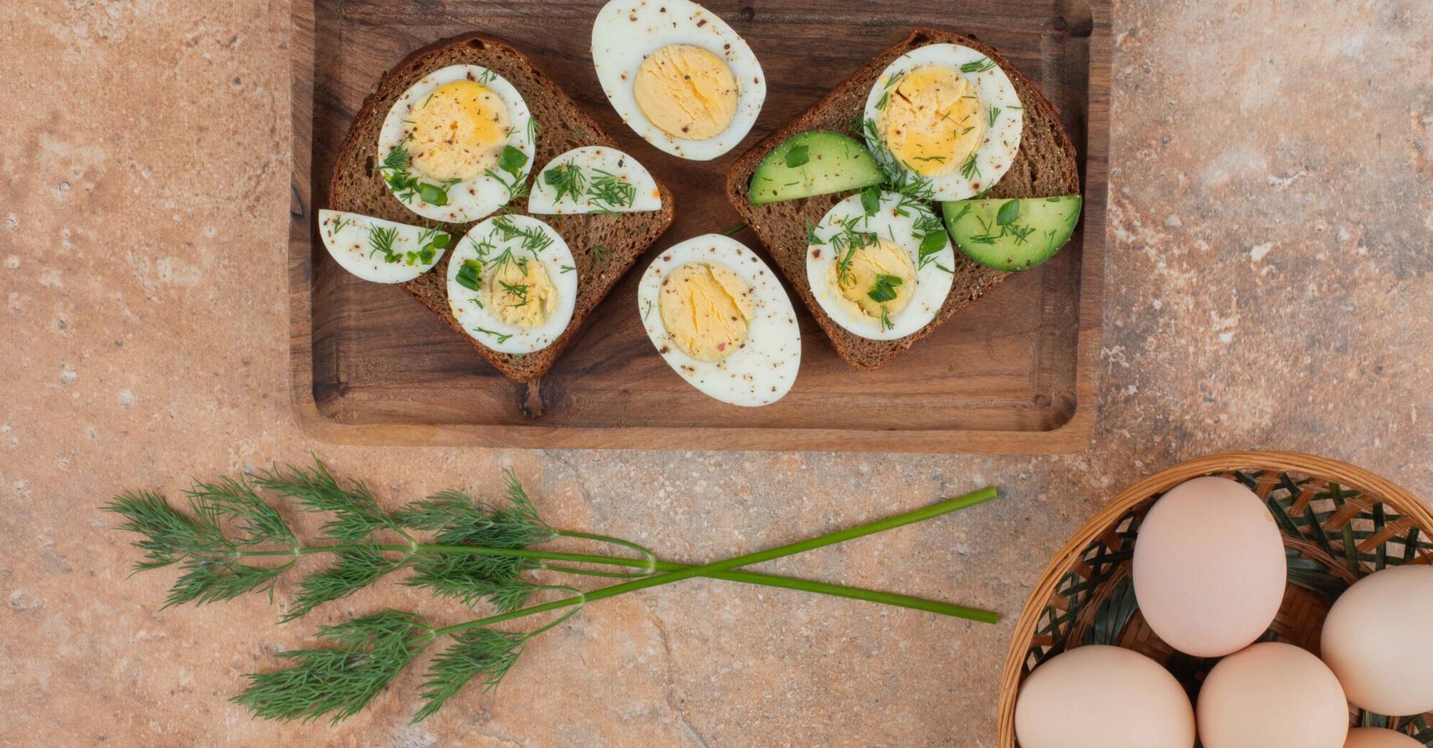 Stuffed eggs are a traditional dish of the holiday table, including Christmas.