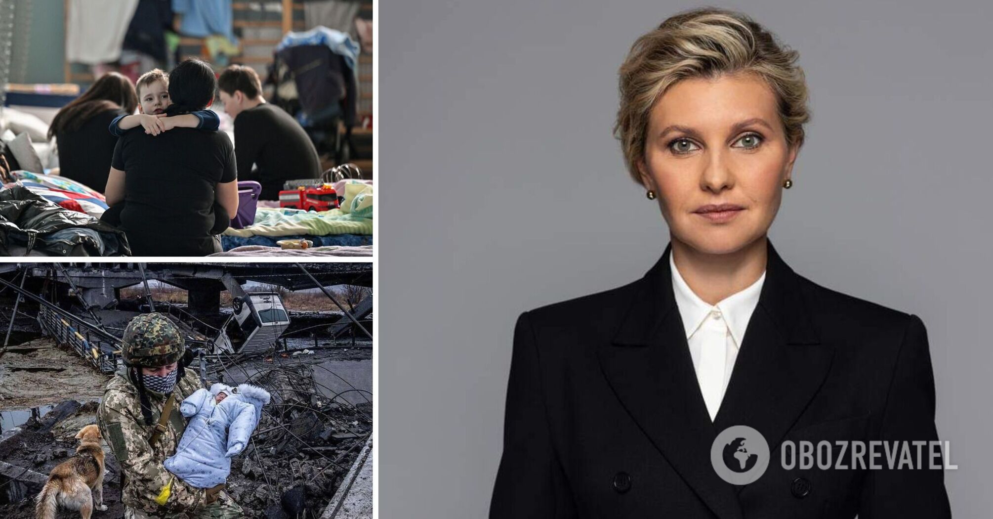 Zelenska tells how to cope with a child's fright