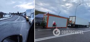 Polacy nie wpuszczają samochodów na Ukrainę