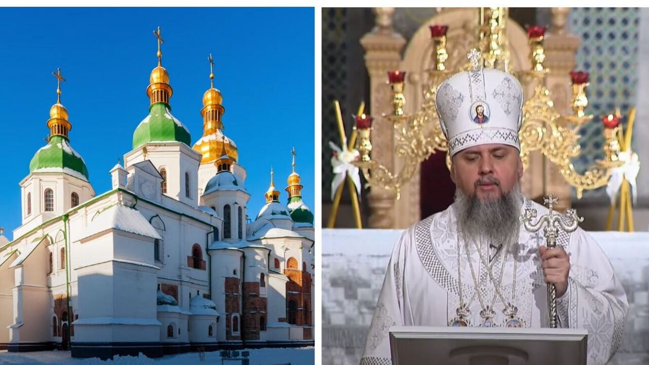 W katedrze św. Zofii w Kijowie odbyła się liturgia z okazji Bożego Narodzenia: parafianie opowiedzieli, o co się modlą i jak obchodzą święta. Wideo