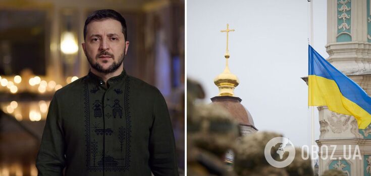 "Im silniejsza będzie nasza obrona powietrzna, tym mniej rosyjskich diabłów będzie zarówno na niebie, jak i na ziemi": Zełenski życzył Ukraińcom Wesołych Świąt i wyznaczył zadanie na 2024 rok