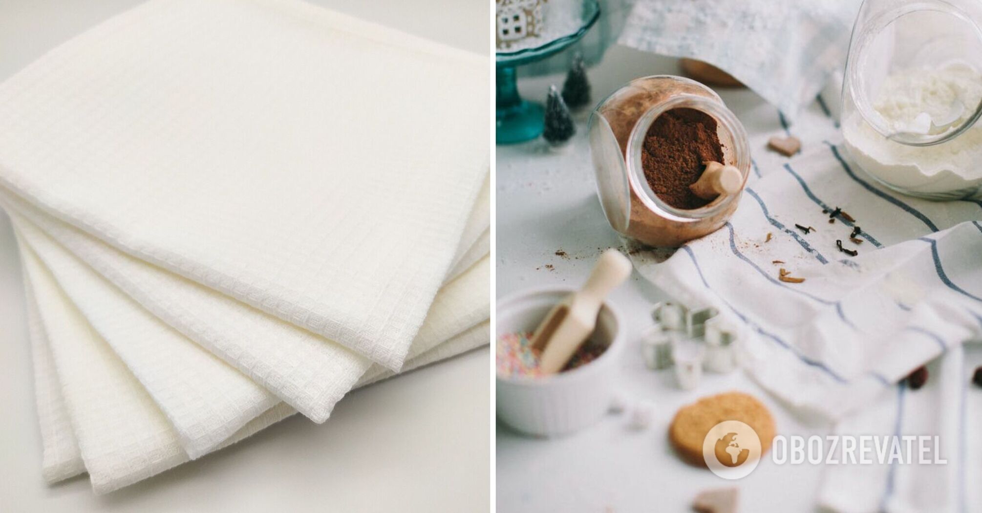 How and with what to whiten kitchen towels at home: life hacks for housewives