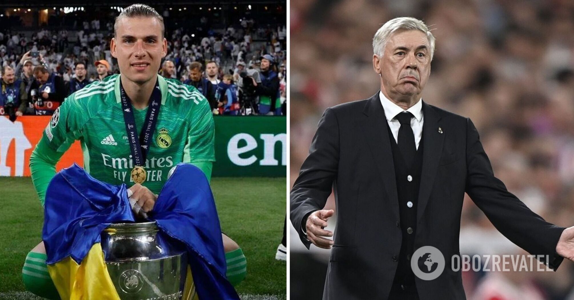 Didn't dare: Real Madrid coach makes new decision on Ukraine goalkeeper