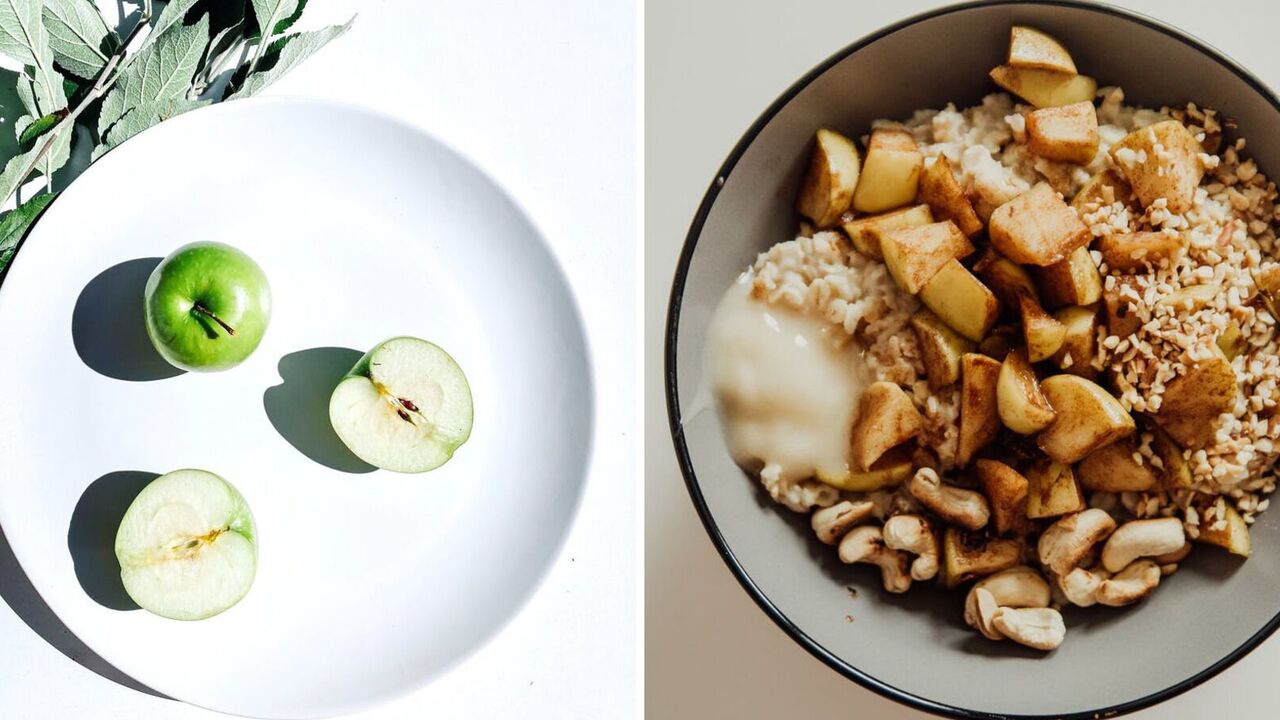 Healthy apple porridge for a light breakfast: what to cook with
