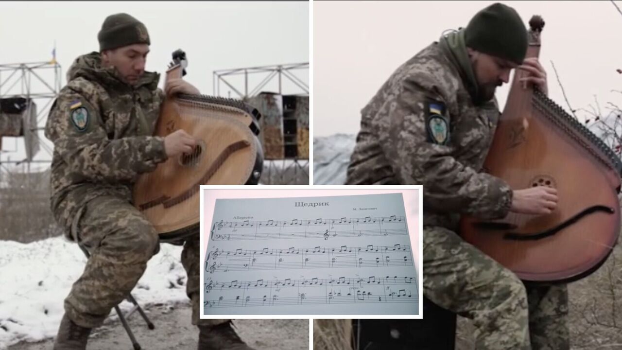Legendarny "Szczedryk" na bandurze w wykonaniu Sił Zbrojnych Ukrainy poruszył sieć