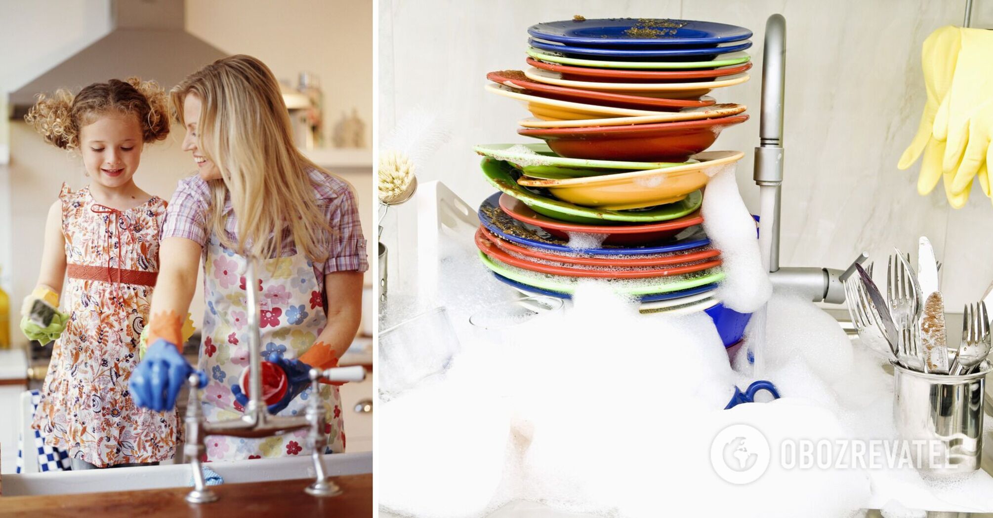 How to quickly wash dishes