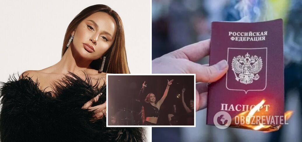 Traitorous singer Anna Asti is about to be taken away her Russian citizenship for participating in a "naked party"