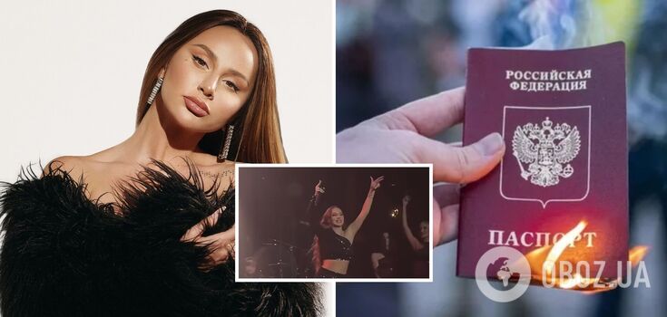 Traitorous singer Anna Asti is about to be taken away her Russian citizenship for participating in a "naked party"