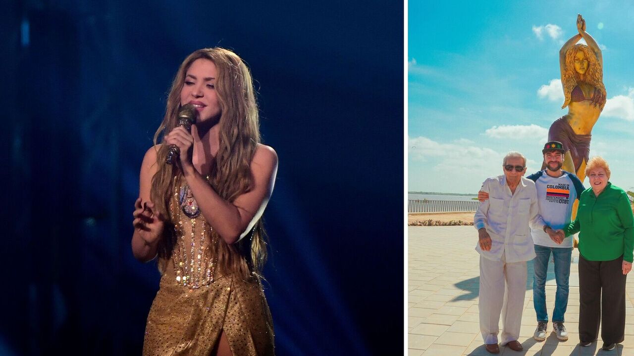 A 6.5-meter statue of Shakira has just been unveiled in Colombia, but attentive fans already spotted a mistake. Photo