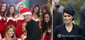 A rare photo of Meghan Markle posing in a Santa mini dress found online