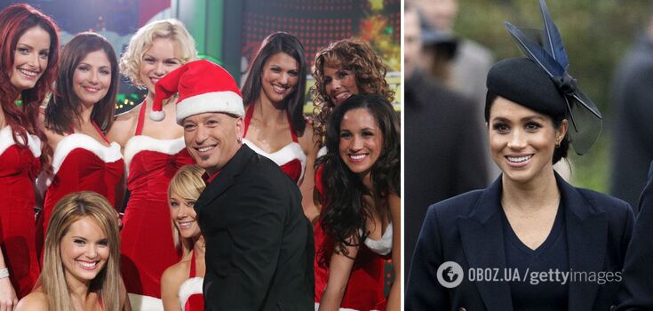 W sieci pojawiło się rzadkie zdjęcie Meghan Markle pozującej w minisukience Santy Klausa