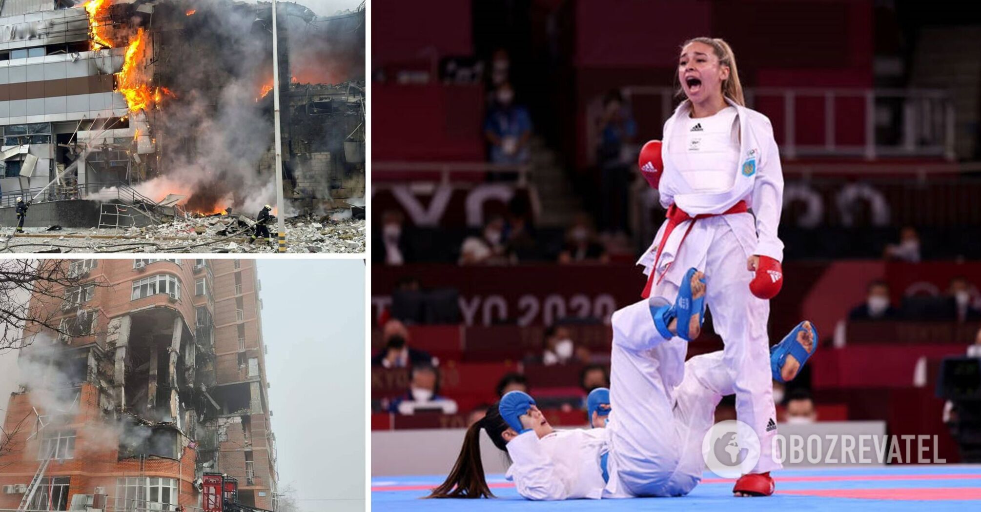 "Open your eyes. It's a bloody nightmare": Ukrainian athletes' emotional reaction to Russian missile strike on December 29