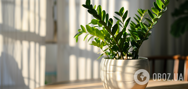 Zamioculcas rośnie jak szalony: prosty produkt z kuchni pomoże