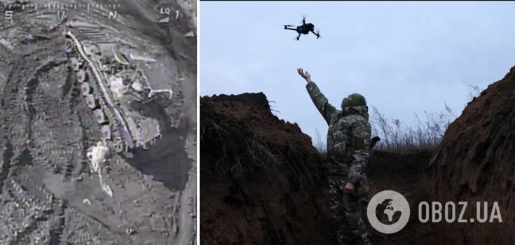 Ukrainian soldiers destroyed an enemy IFV with a kamikaze drone: the moment was shown online