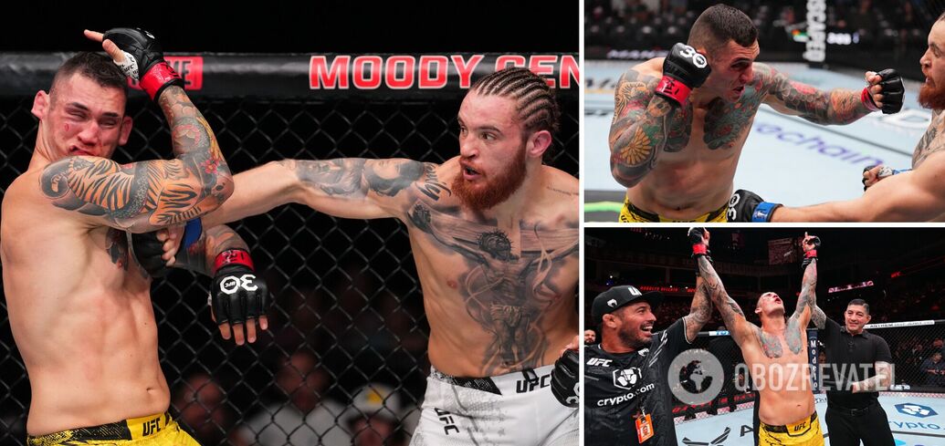 Ukrainian UFC fighter knocked his opponent down hard but lost by knockout. Video