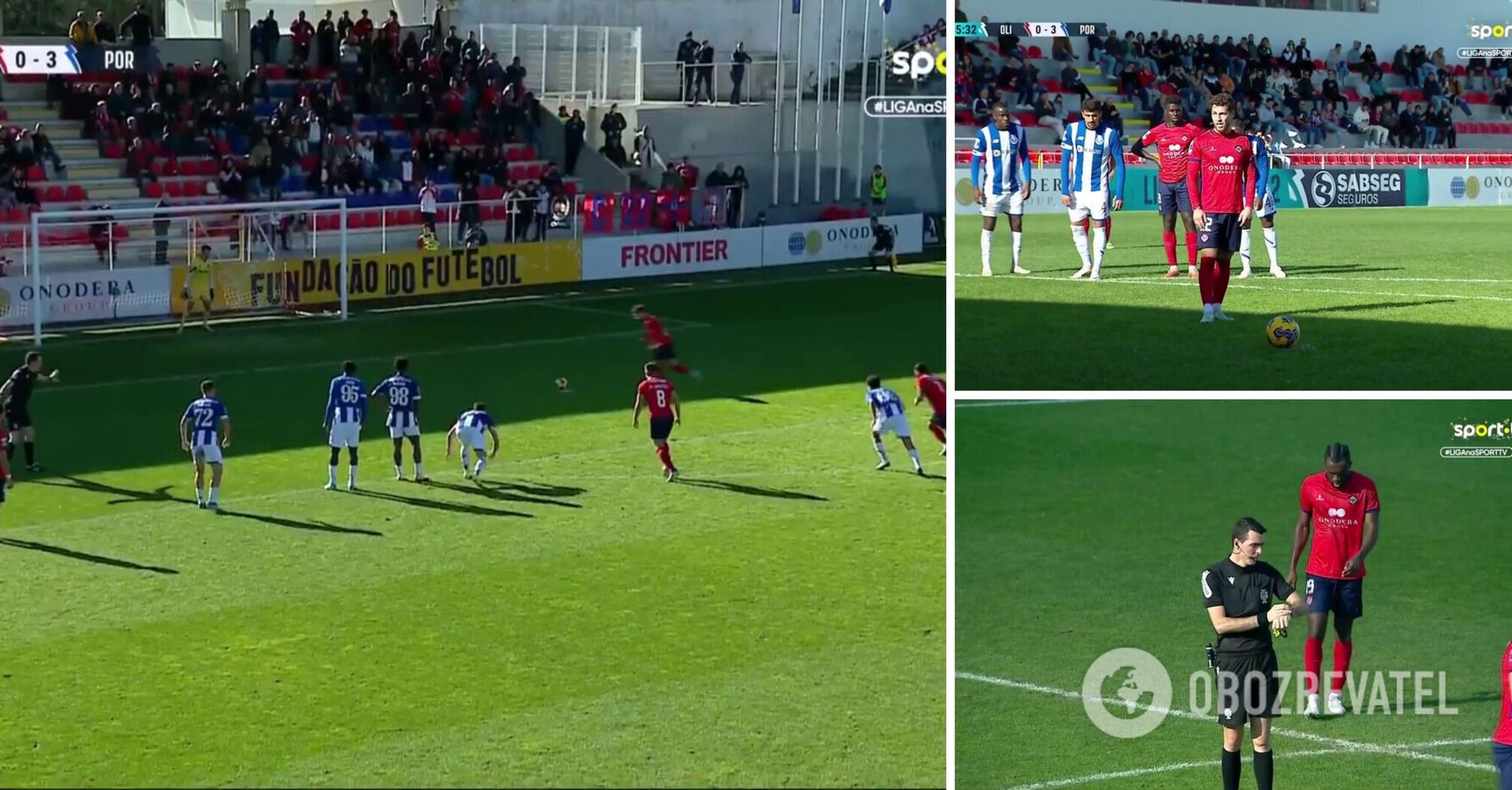 Portuguese footballer brought back the "penalty of the century". Video