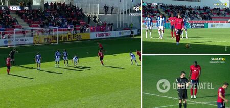 Portuguese footballer brought back the 'penalty of the century'. Video