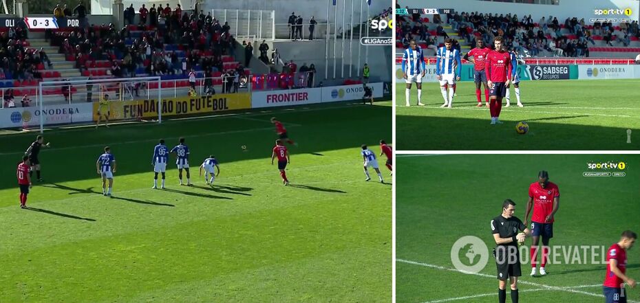 Portuguese footballer brought back the 'penalty of the century'. Video